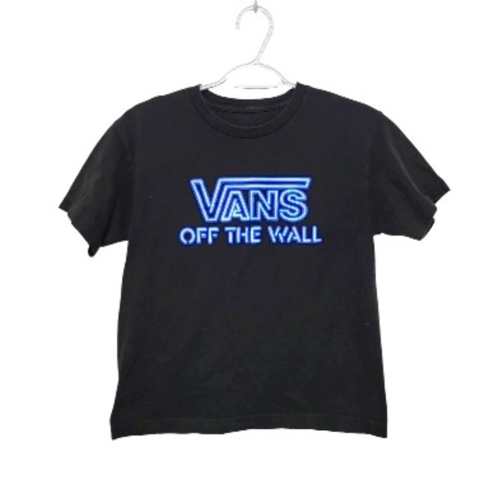 Vans Off The Wall Boys Graphic T-Shirt Medium